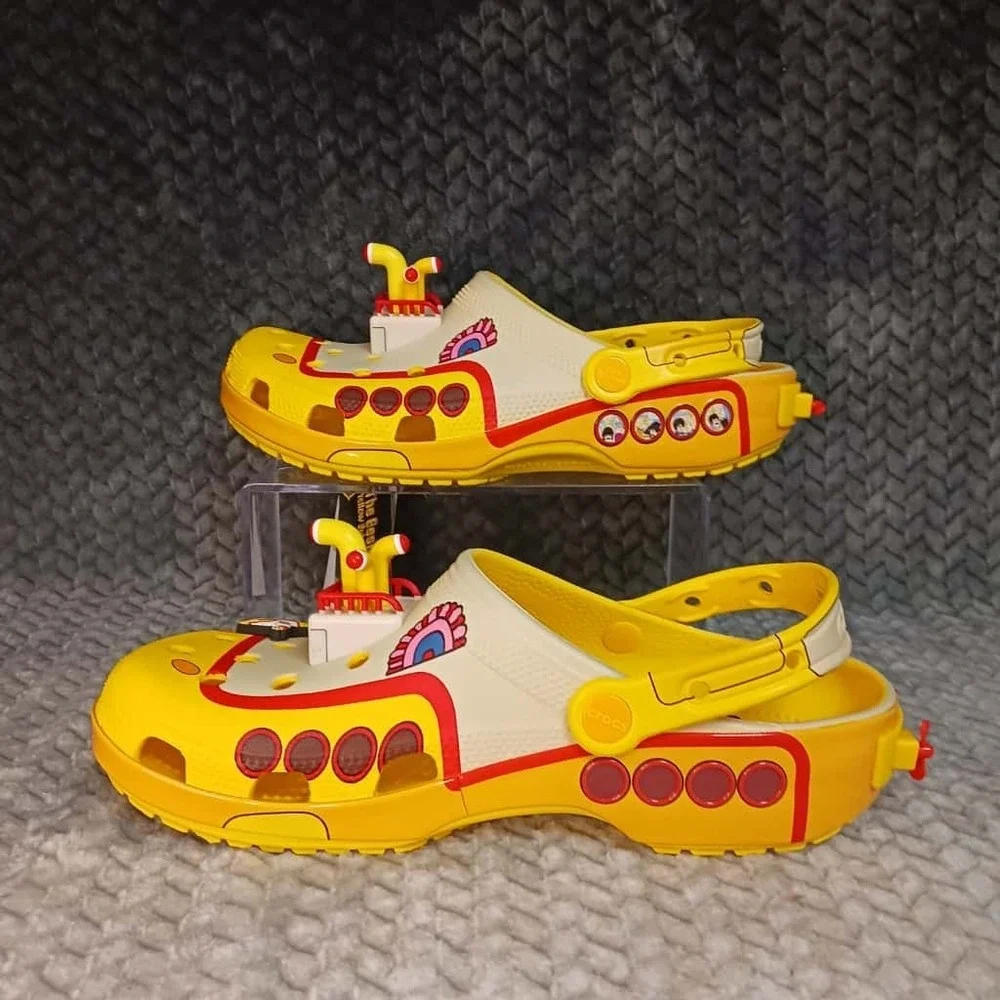 Crocs The Beatles Edition Yellow Submarine Classic Men's Clog Size 9 Women's 11